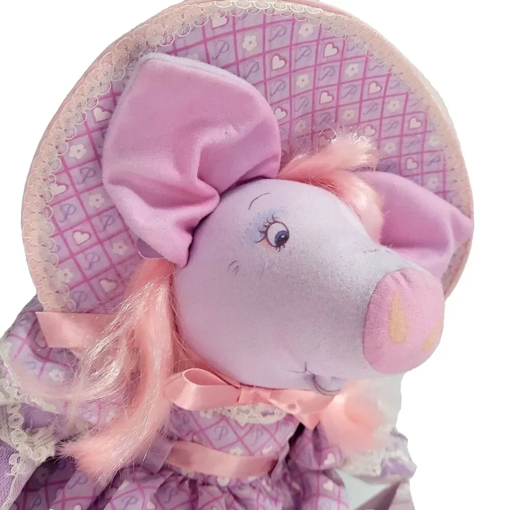 Pretty Piggies Hallmark Prissy Pig Plush 11